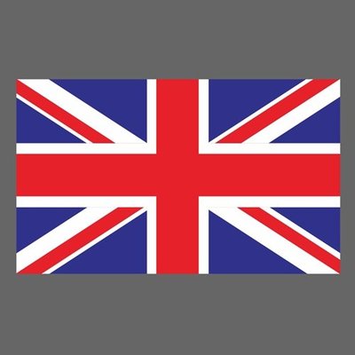 英國國旗 防水貼紙 尺寸59X92MM