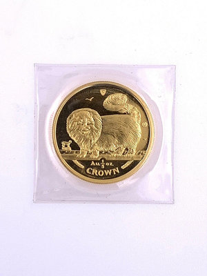 【GoldenCOSI】1997年伊莉莎白Ⅱ 安哥拉貓 1/5oz  1.66錢  純金金幣 紀念金幣 毛孩金幣