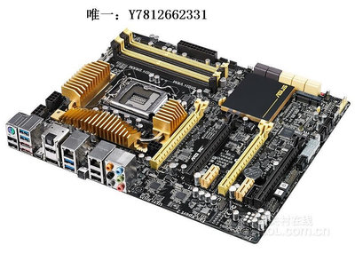 電腦零件Asus/華碩 Z87-WS【保一年】支持3060顯卡 4*PCI-E 10個SATA口筆電配件