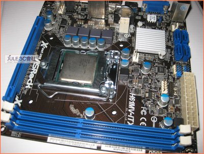 JULE 3C會社-華擎 H61MV-ITX H61/DDR3/送i5 2500s/低功耗/含風扇/ITX 主機板