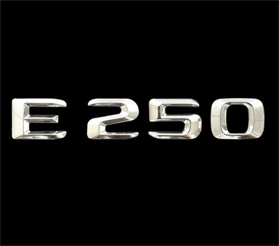 圓夢工廠 Benz 賓士 E W213 E250 E300 E350 E400 後車箱尾門字貼 字標 車標 標誌 鍍鉻銀