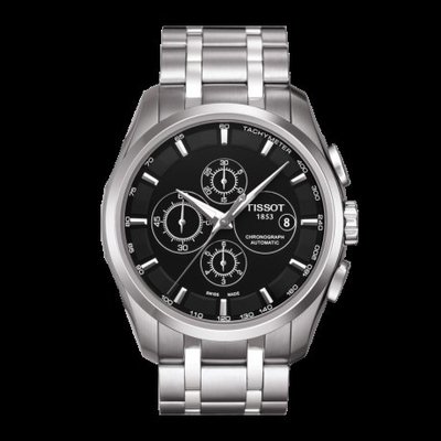 Tissot 天梭庫圖系列鋼帶機械男腕錶 T0356271105100