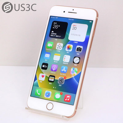 【US3C-高雄店】【一元起標】公司貨 Apple iPhone 8 Plus 64G 5.5吋 金色 A11處理器 支援Touch ID 蘋果手機 二手手機