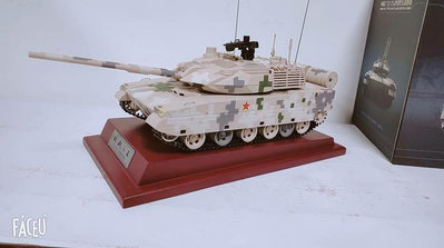 汽車模型 熱賣1:24ZTQ 15式坦克仿真合金 Tank模型 實木底座款收藏送禮靜態