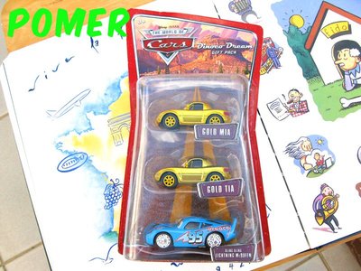☆POMER☆ DISNEY 正品 Pixar CARS 汽車總動員 閃電麥坤 COLD MIA  經典合金汽車玩具模型
