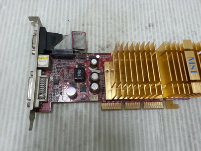 【 創憶電腦 】微星 NX6200AX-TD512H  DDR2 512M AGP 介面 顯示卡 直購價 500元