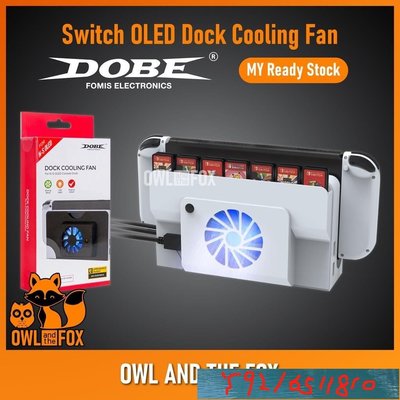 Dobe NIntendo Switch OLED 控制臺底座冷卻風扇散熱器遊戲卡存儲 TNS-1136 TNS- Y1810