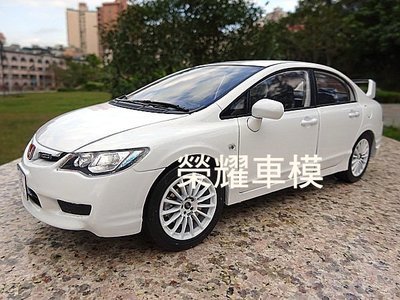 榮耀車模型..個人化訂製，將愛車複製成汽車模型-本田 喜美 HONDA CIVIC  8代 FD2 香港 右駕版