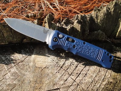 美國正品 Benchmade 蝴蝶牌 4400-1卡斯巴自動刀藍色 折刀