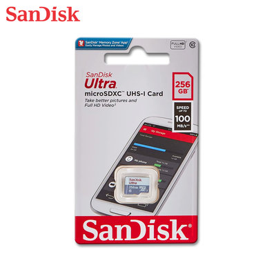 SanDisk【256GB】microSD C10記憶卡 台灣7年保固公司貨(SD-SQUNR-G3-256G)