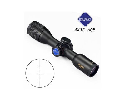 [01] DISCOVERY發現者 VT-1 4X32 AOE 狙擊鏡(真品瞄準鏡倍鏡抗震防水防霧氮氣內紅點紅外線雷射