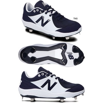 棒球世界 全新NEW BALANCEL NB最新款棒球釘鞋 2E L3000TN5特價深藍色