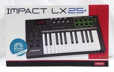 立昇樂器 Nektar Impact LX25+ 主控鍵盤 25鍵 Midi Keyboard 公司貨
