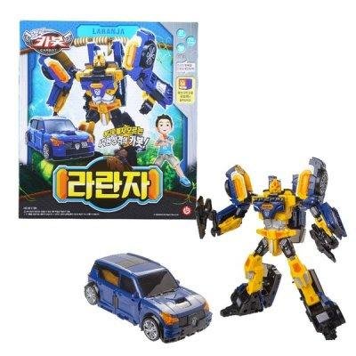 可超取🇰🇷韓國境內版 衝鋒戰士 hello carbot 藍色 車子 LARANJA 變形 機器人 玩具遊戲組