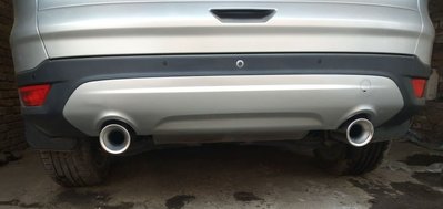 現貨熱銷-福特 FORD 2013~2018 KUGA 尾飾管 KUGA 排氣管 KUGA 裝飾尾管 不鏽鋼 一對裝