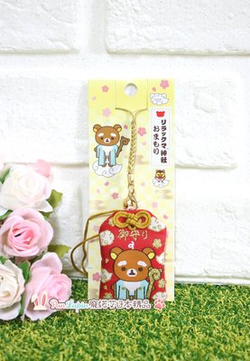 (現貨在台)日本正品Rilakkuma 拉拉熊 懶懶熊 San-X 御守 掛飾 手機吊飾 吉祥物 神社 拉拉熊 小雞