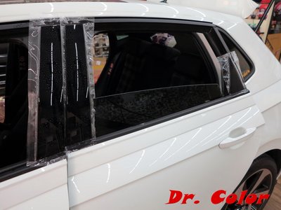 Dr. Color 玩色專業汽車包膜 Polo GTI 細紋自體修復透明犀牛皮_BC柱/門碗/油箱蓋/後保桿上緣