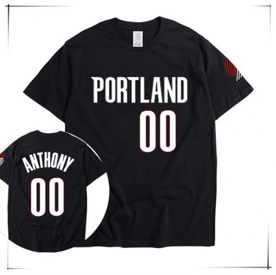 💖甜瓜Carmelo Anthony安東尼短袖T恤上衣💖NBA拓荒者隊Adidas運動籃球服T-shirt男395