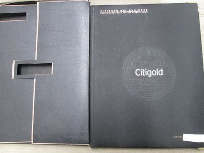 (未用過) 國外帶回CitiGold NRI Business花旗銀行2010年黑色特殊壓紋有質感的A4尺寸曆本/記事本