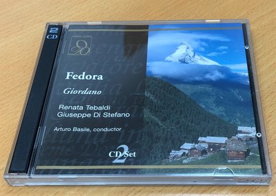 絕版二手CD GIORDANO FEDORA TEBALDI STEFANO SERENI 1961 2CD