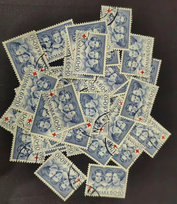 【二手】丹麥1964年 紅十字會 丹麥公主信銷單枚實物圖 郵票 信銷票 收藏【雅藏館】-2791