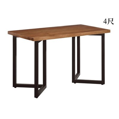 【DH】商品貨號vc669-4商品名稱《富潤》4尺實木書桌(圖一)備有6尺.5尺.4尺.可選.主要地區免運費