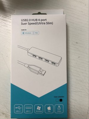 批發USB 2.0/3.0分線器 超薄HUB集線器TYPE-C一拖四