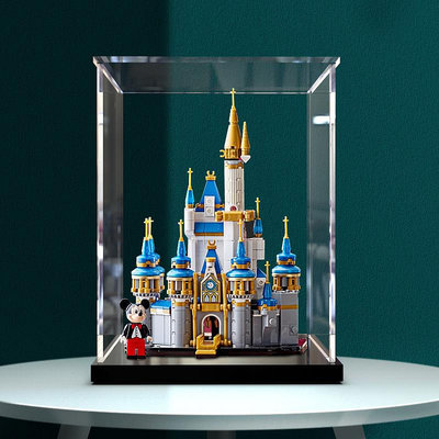 展示盒適用樂高40478迷你迪士尼城堡 透明防塵盒模型亞克力收納盒熱心小賣家