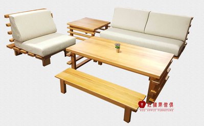 [紅蘋果傢俱] L0-6 沙發板椅100%台灣製造 客制 原木實木 置物架 酒櫃 TV邊櫃 地櫃 高低櫃 黃花梨 黃檀