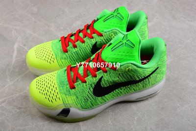 Nike Kobe 10 Elite Low ⅠD 青蛇青蜂俠 實戰籃球鞋男鞋 802817-901