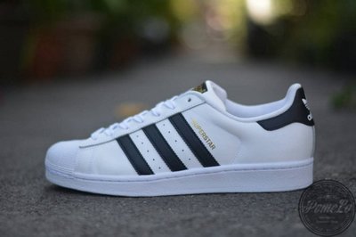 POMELO柚 Adidas Original Superstar 球鞋 男 黑白 金標 C77124