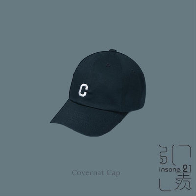 韓國 COVERNAT 小C 造型 老帽 棒球帽 男女 四色【Insane-21】