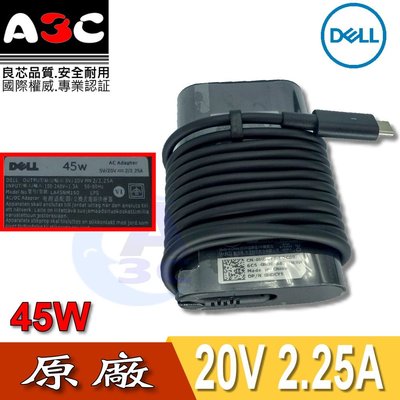 DELL變壓器-戴爾45W, TYPE-C , 20V , 2.25A , LA45NM150