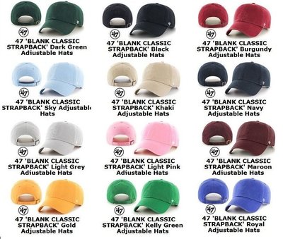 [SREY帽屋]預購＊47 Brand CLEAN UP CLASSIC 經典水洗刷舊 老帽 棒球帽 素面素色 低調好搭