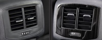 福斯 VW 21年 T-ROC TROC 後出風口 後座出風口飾框 後出風口飾框 黑鈦拉絲