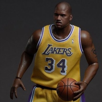 BEETLE ENTERBAY 1/6 LA LAKERS SHAQUILLE O'NEAL 歐尼爾 湖人隊 等身 公仔