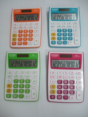 [嘉義雲林卡西歐批發網] E-MORE MS-20GT (第一類)國家考試計算機(12位數六種顏色)團購有優惠