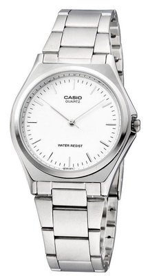 CASIO WATCH 卡西歐簡約俐落經典銀白面時標刻畫女腕錶 型號：LTP-1130A-7A【神梭鐘錶】