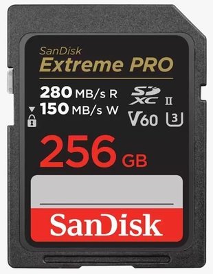 SanDisk Extreme Pro SDXC 256GB UHS-II V60 記憶卡 SD 256G  U3 280MB/s 公司貨 SDSDXEP