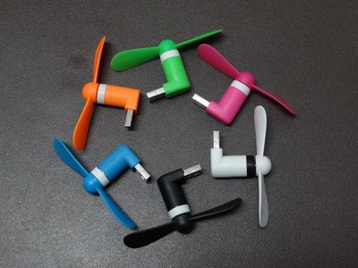 [yo-hong]Micro+USB 2合1接頭 小米風扇 USB風扇 安靜 大風力 安卓風