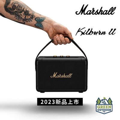 Marshall KILBURN II【綠色工場】 台灣總代理公司保固 攜帶式音響 藍芽音響 藍芽喇叭 手提音響