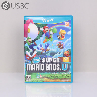 【US3C-高雄店】【一元起標】WiiU 超級瑪利歐兄弟 U 日文版 遊戲片 實體遊戲片 二手遊戲片