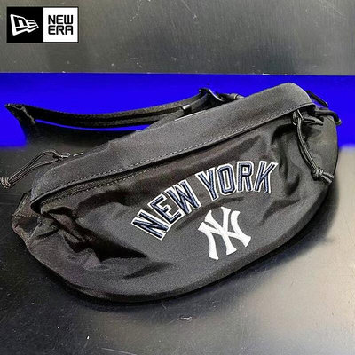 紐亦華男女MLB紐約洋基NY刺繡腰包斜挎包潮牌小包12718040UU代購#