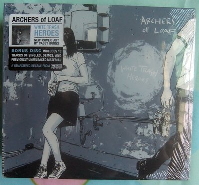 ◎2012全新雙CD豪華典藏盤未拆!遊蕩射手樂團-ARCHERS OF LOAF-白種英雄專輯-排行曲等23首好歌◎