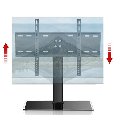 電視支架萬能通用電視底座小米創維康佳42 50 55英寸顯示器免打孔臺式支架