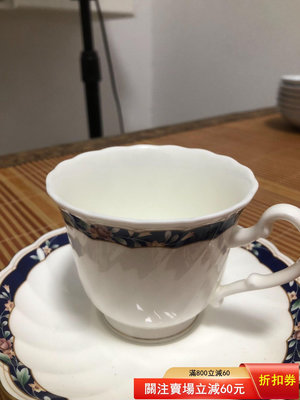 二手 日本Noritake 則武，則武神燈系列骨瓷咖啡杯，全品無瑕