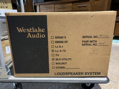 出售 美國 西湖 Westlake Audio LC 6.75 黑色全新未拆品
