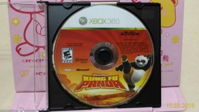 正版 XBOX360 功夫熊貓 遊戲光碟 Kung Fu Panda 裸片