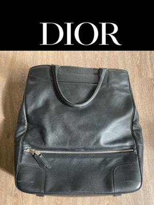 【奇摩獨家】法國Dior Homme真皮手提包 旅行包 手提袋 真皮包包 電腦包包 公事包 上班包 時尚真皮包