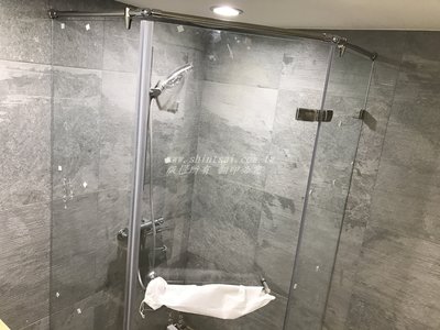 shintsai玻璃工程 淋浴玻璃拉門 淋浴間乾濕分離 淋浴間玻璃工程 玻璃門安裝 限地區含安裝